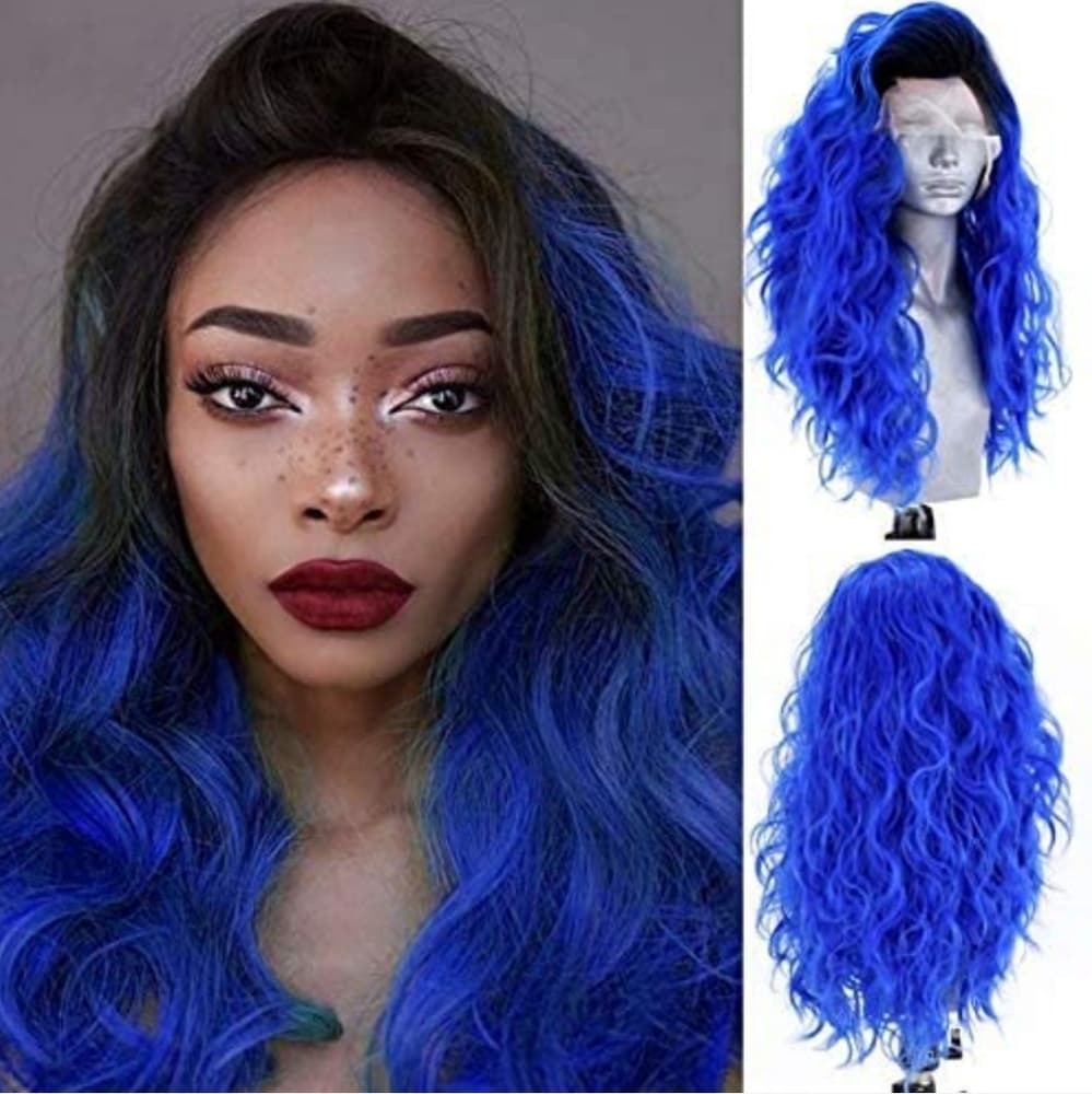 Ombre Blue Beauty Lace Front Wig