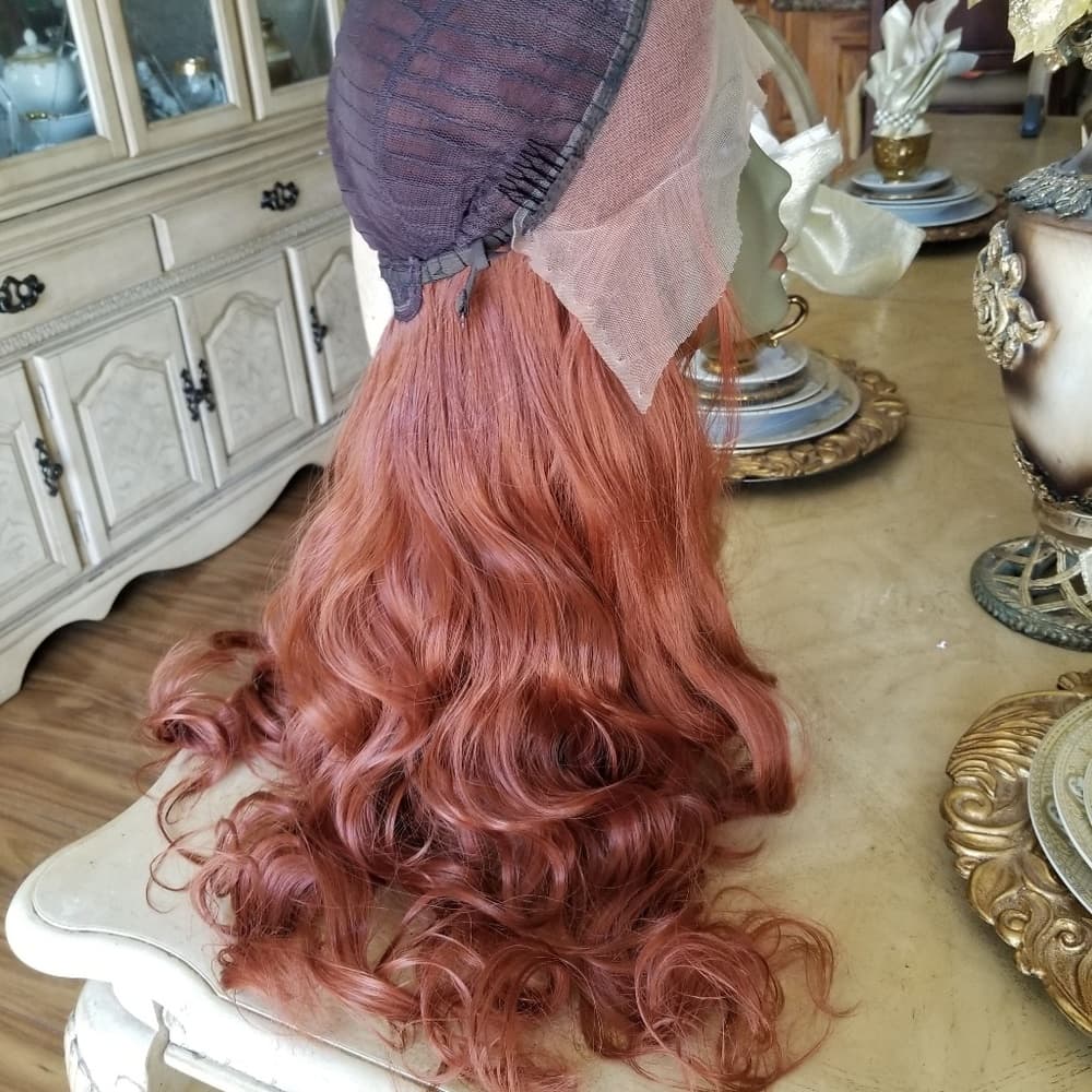 Copper Red Beauty Lace Front Wig - Thumbnail 4