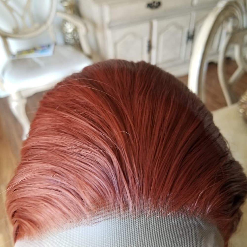 Copper Red Beauty Lace Front Wig - Thumbnail 3