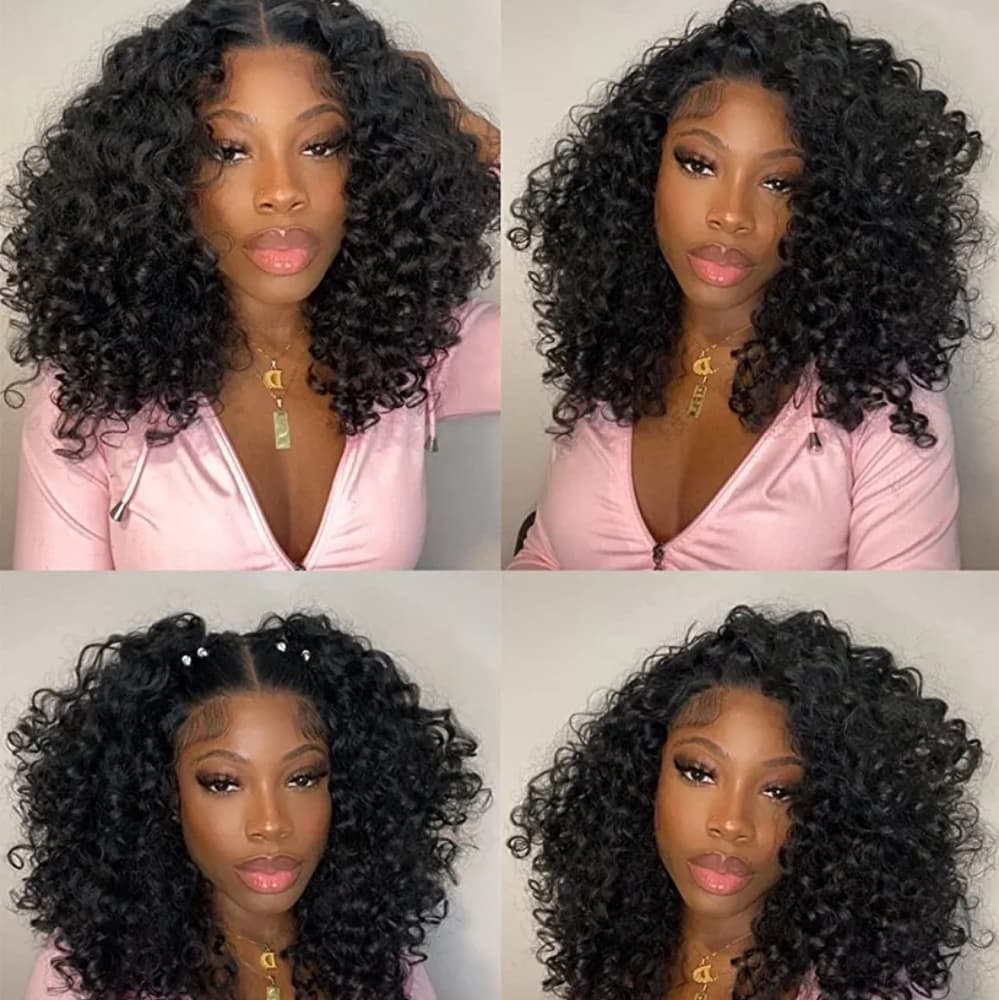 Afro Kinky Curly Lace Wig - Thumbnail 3
