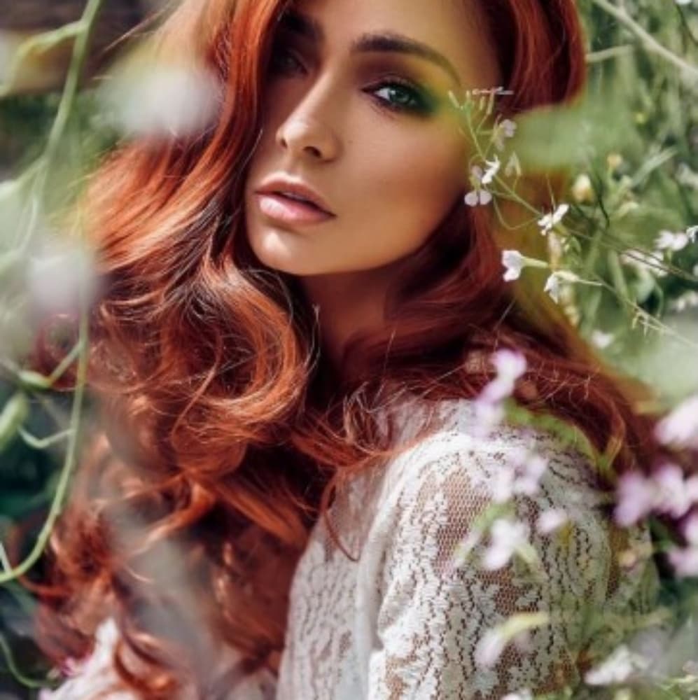 Copper Red Beauty Lace Front Wig