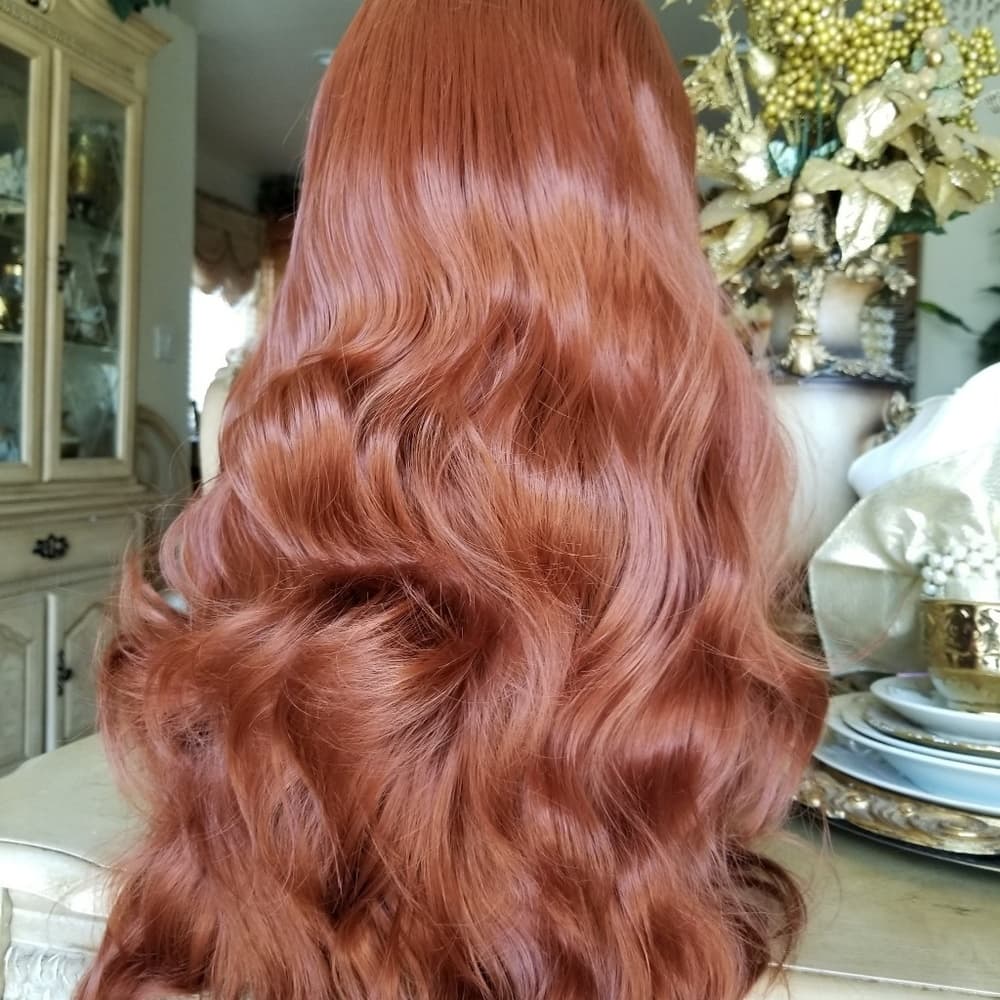 Copper Red Beauty Lace Front Wig - Thumbnail 7