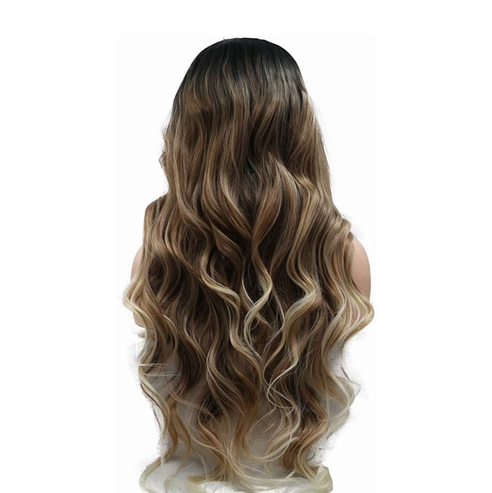 Ombre Blonde Beauty Lace Front Wig - Thumbnail 4