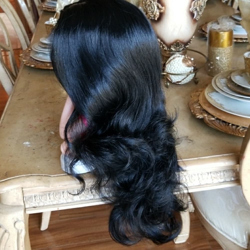 Black Layered Visage Beauty Wig - Thumbnail 6