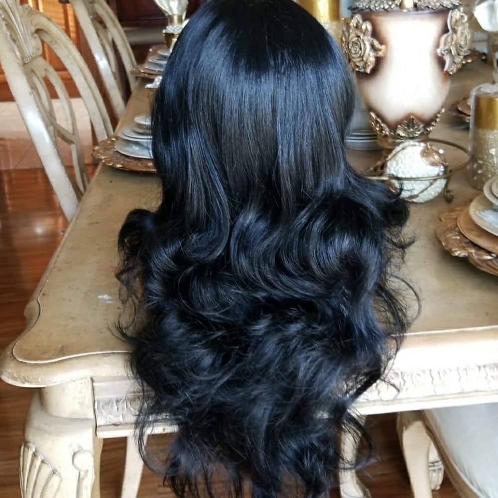 Black Layered Visage Beauty Wig - Thumbnail 7