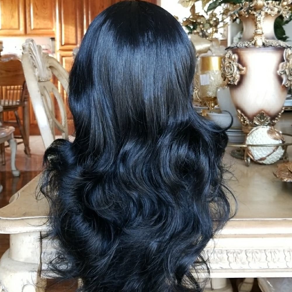 Black Layered Visage Beauty Wig - Thumbnail 8