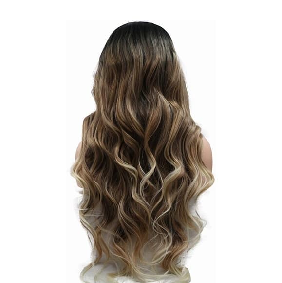 Ombre Blonde Beauty Lace Front Wig - Thumbnail 5