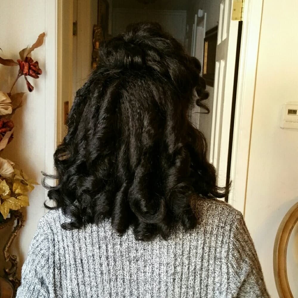 Italian Yaki Virgin Brazilian Lace Front Wig - Thumbnail 3