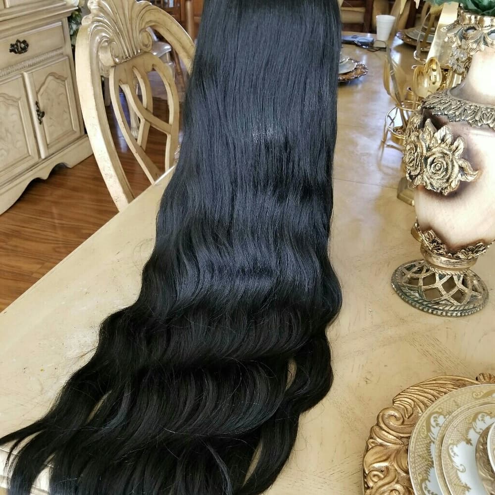 Black Wavy Beauty Wig - Thumbnail 8