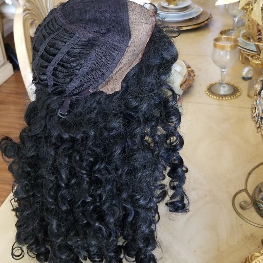 Used Curly Human Hair Blend - Thumbnail 7