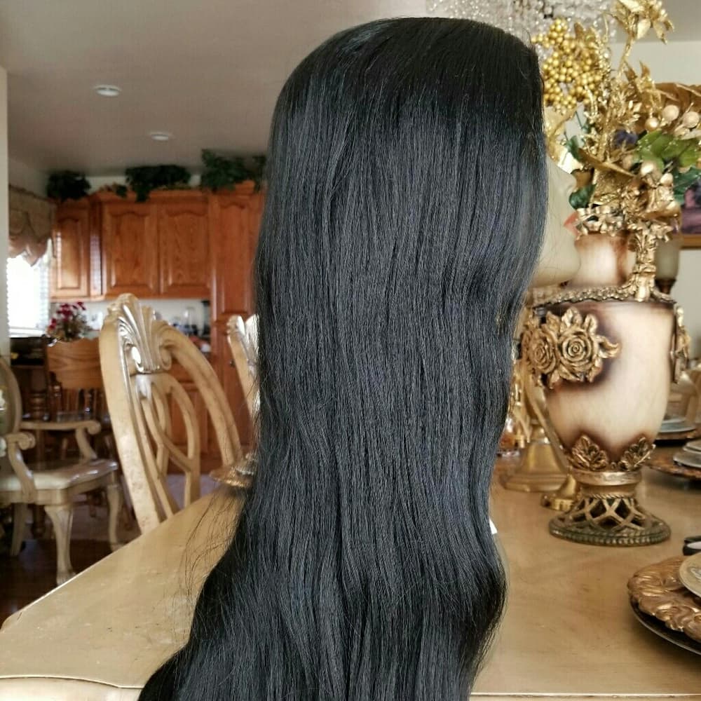 Black Wavy Beauty Wig - Thumbnail 6