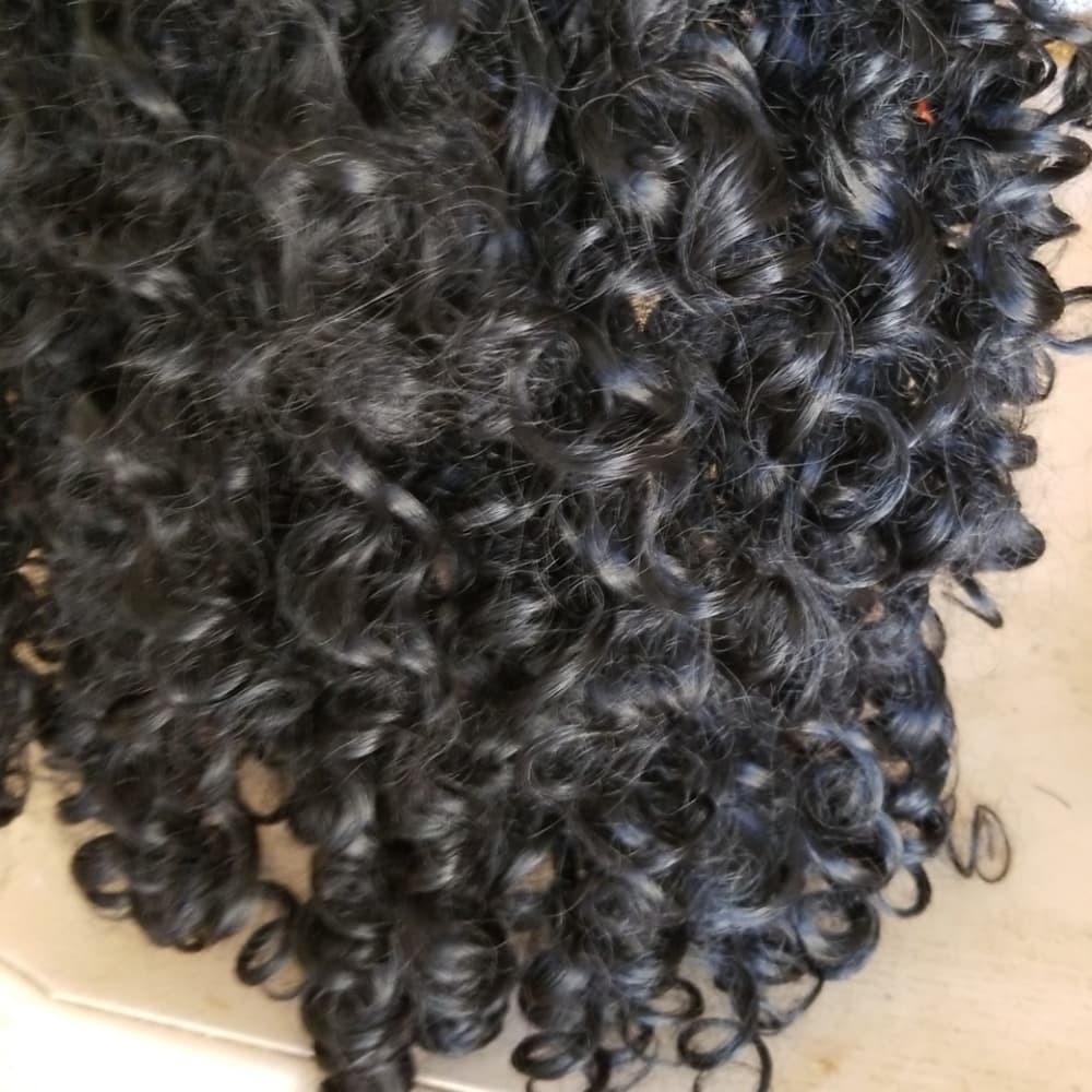 Used Curly Human Hair Blend - Thumbnail 6