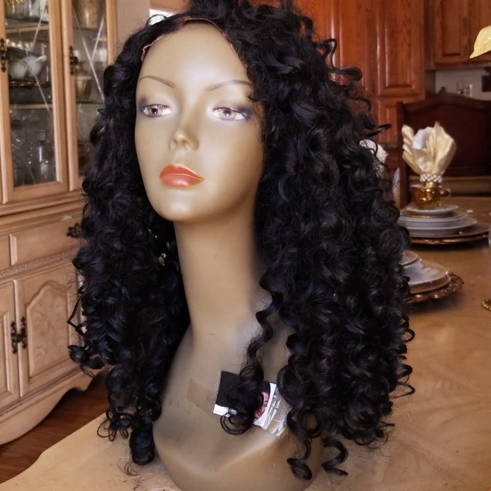 Used Curly Human Hair Blend - Thumbnail 8