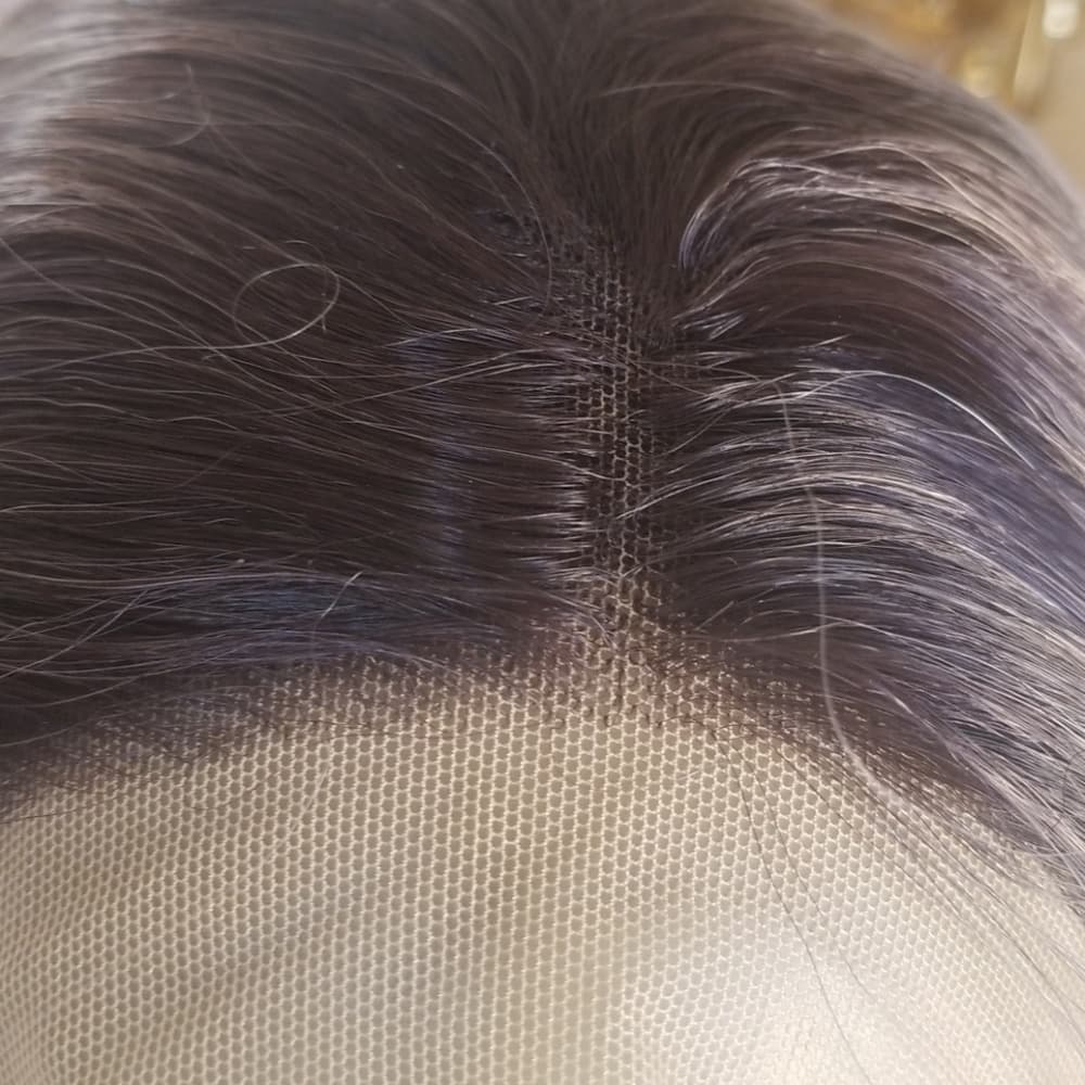Ombre Gray Lace Front Wig - Thumbnail 3