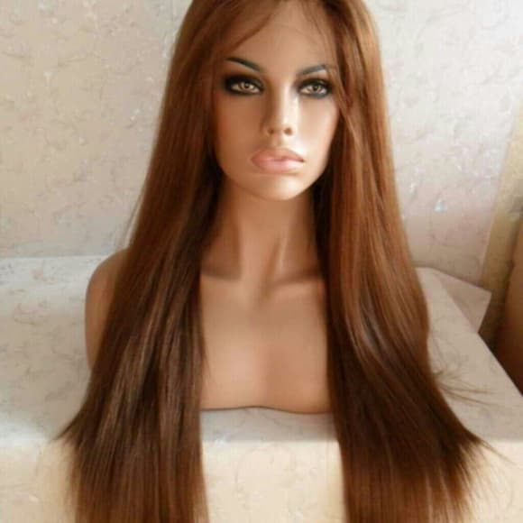 Beautiful Light Brown Doll Lace Front Wig 22-24 in