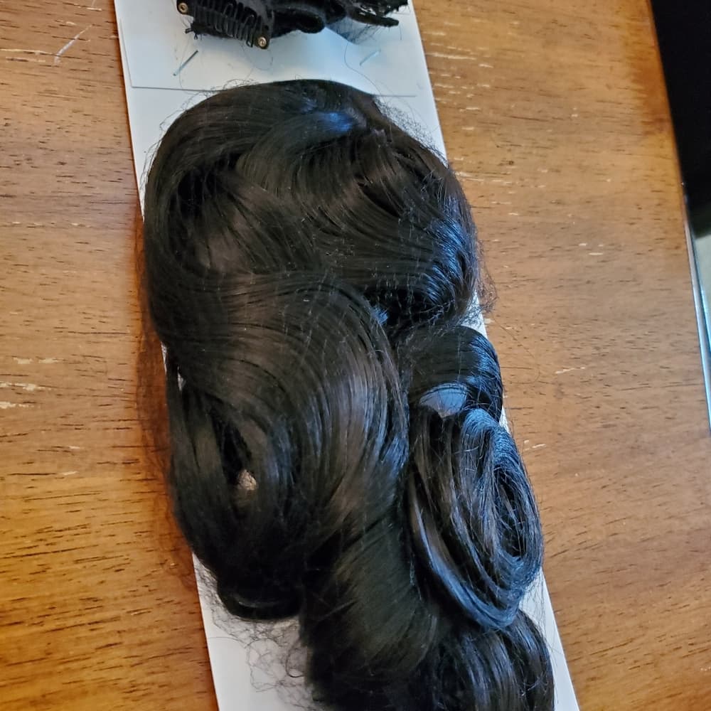 Dark Brown Wavy Full Head Clip In Extension - Thumbnail 7