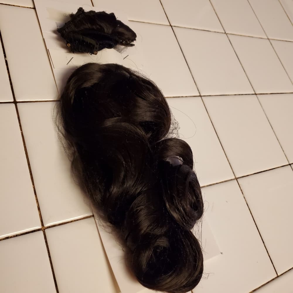 Dark Brown Wavy Full Head Clip In Extension - Thumbnail 11