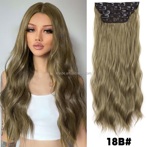 Beautiful Full Head Clip in Extension 20-22 inches - Thumbnail 2