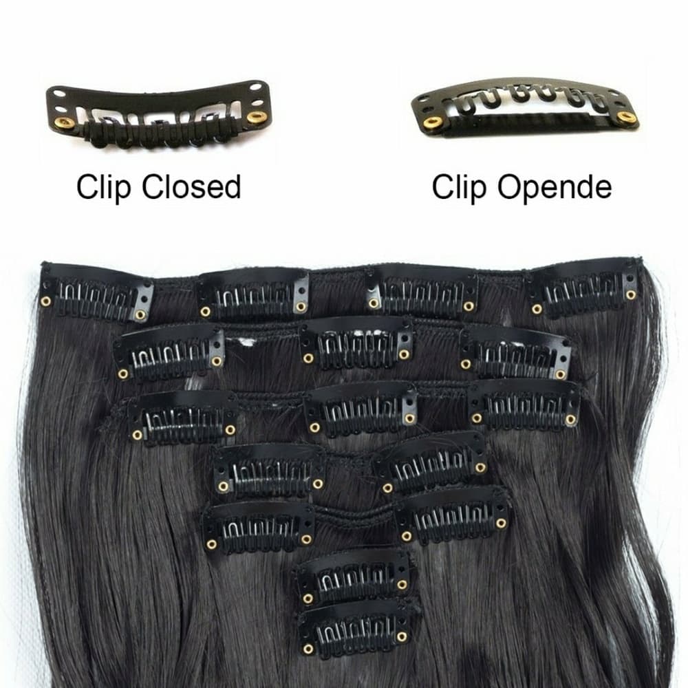 Dark Brown Full Head Clip in Extension - Thumbnail 2