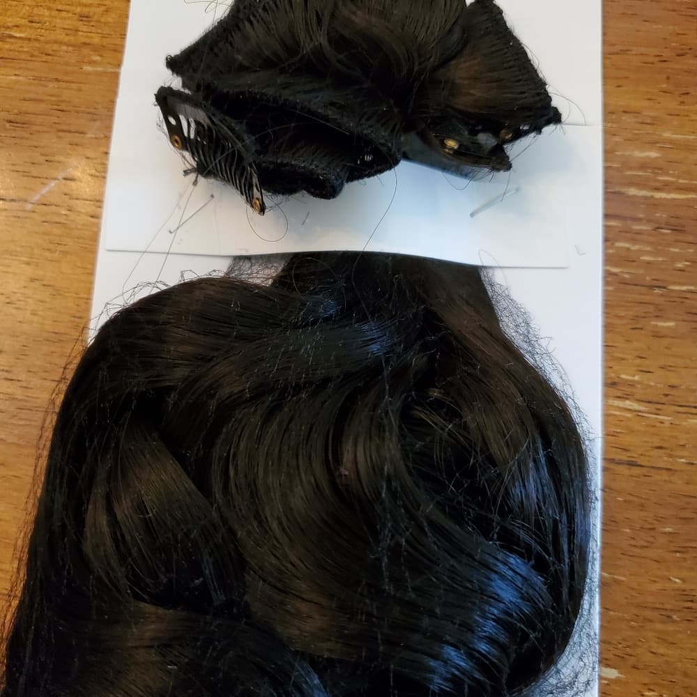 Dark Brown Wavy Full Head Clip In Extension - Thumbnail 5