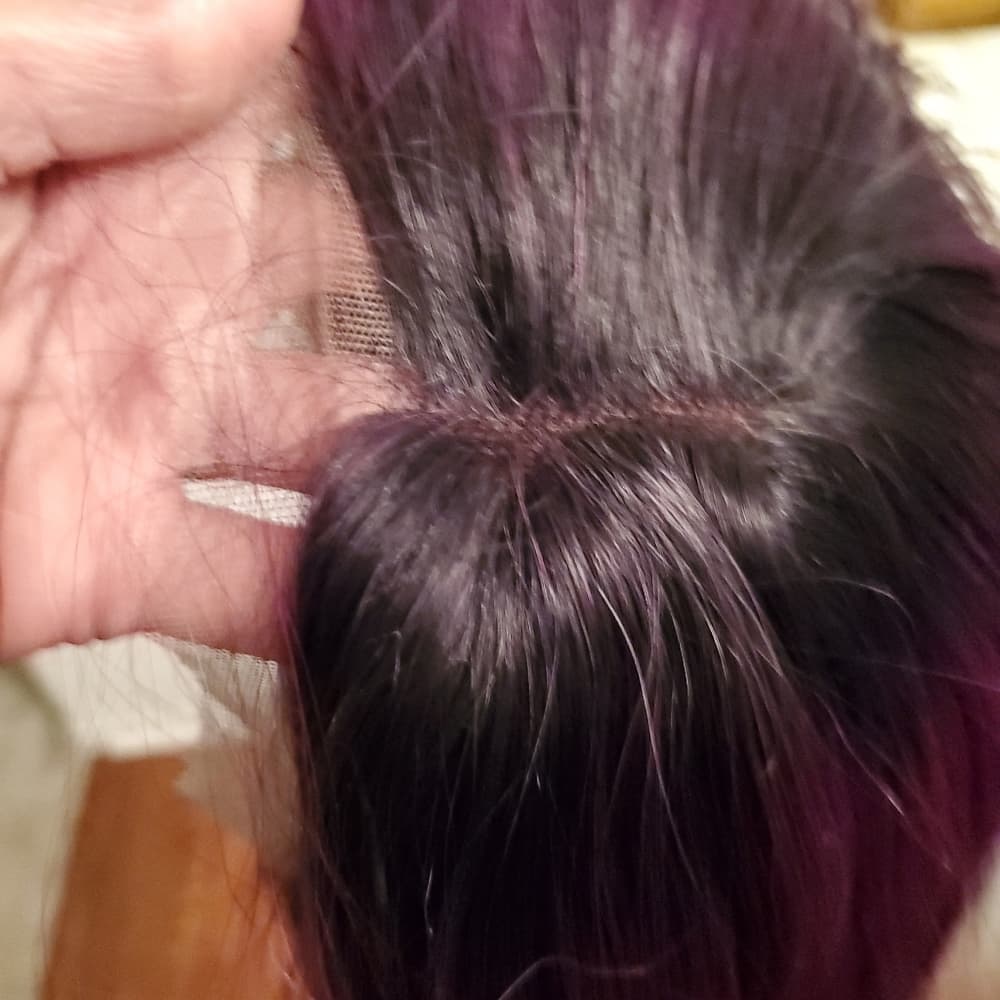 Ombre Purple LaceFront Wig 10-14 inches!! - Thumbnail 4