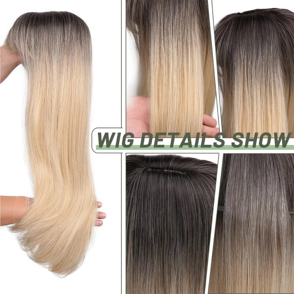 Ombre Blonde Beauty Full Wig - Thumbnail 4