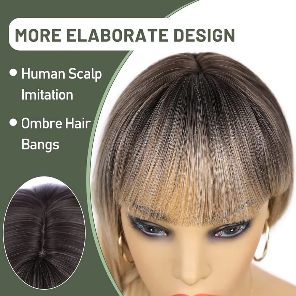 Ombre Blonde Beauty Full Wig - Thumbnail 3