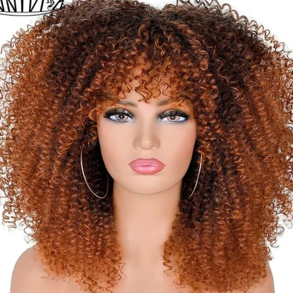 Big Kinky Curly Beauty Full Wig - Thumbnail 2