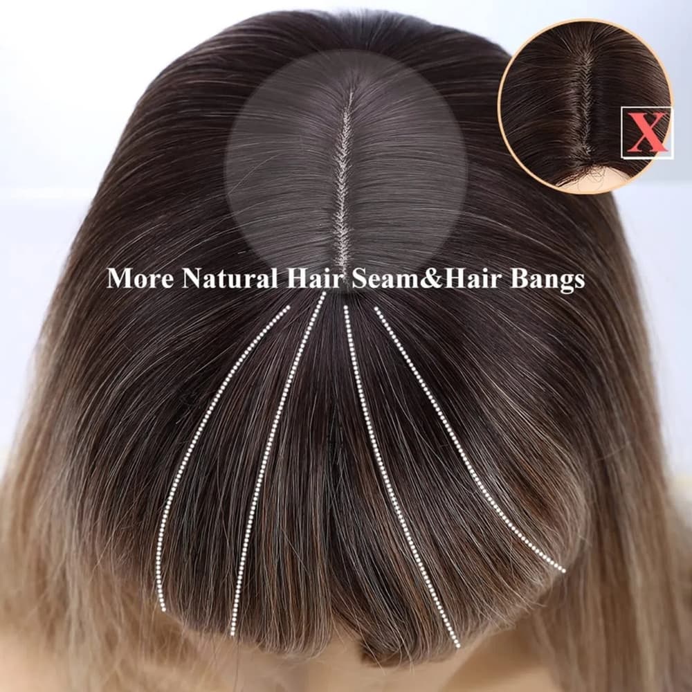 Ombre Blonde Beauty Full Wig - Thumbnail 7