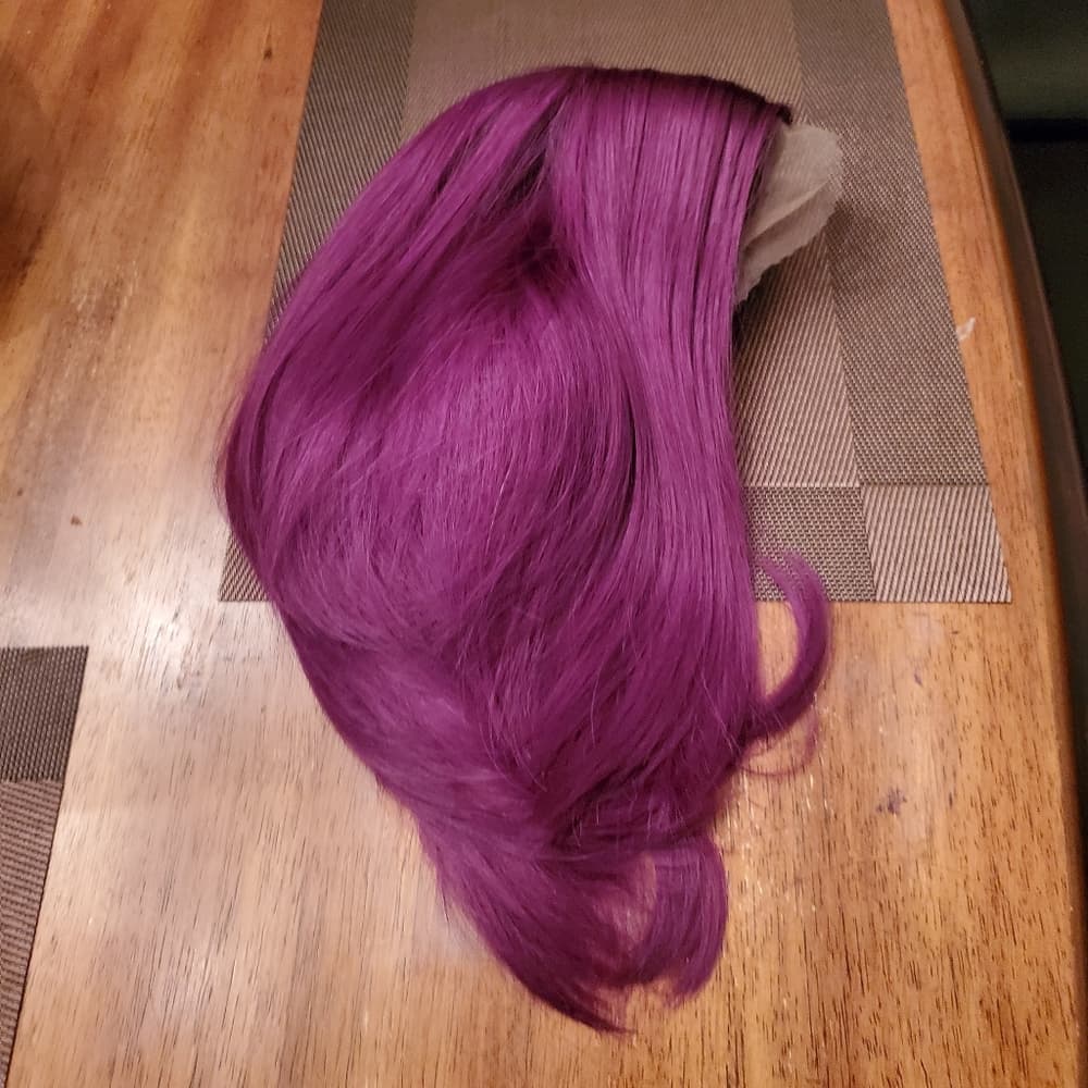 Ombre Purple LaceFront Wig 10-14 inches!! - Thumbnail 5