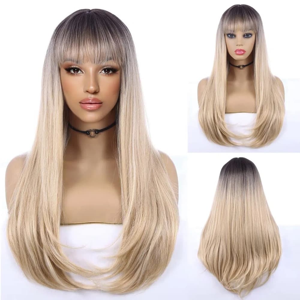 Ombre Blonde Beauty Full Wig