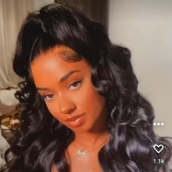 COPY - Black LaceFront Wig 32-34 inches!! #1b - Thumbnail 14