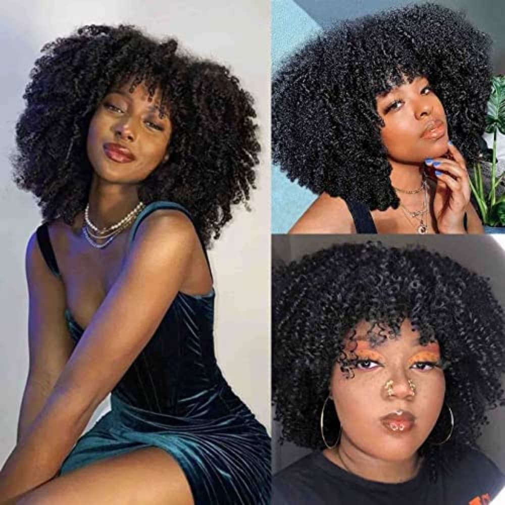 Big Black Curly Beauty Full Wig
