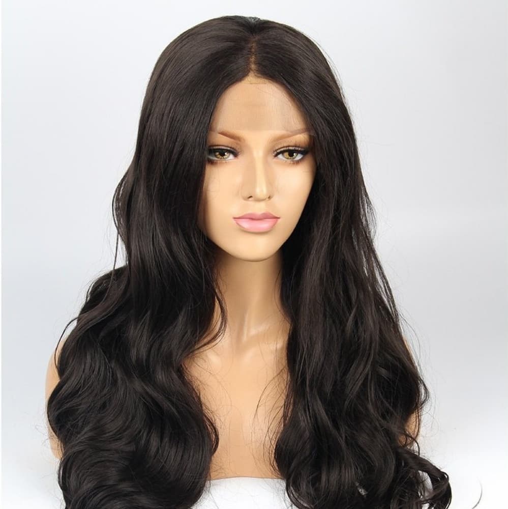 Dark Brown Beauty Lace Front Wig - Thumbnail 3