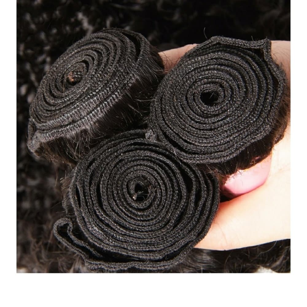 Virgin Brazilian Curly Bundles( 14 16 18 inch) - Thumbnail 3