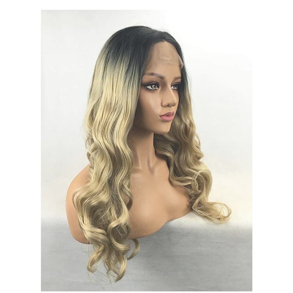 Ombre Blonde Lace Front Wig - Thumbnail 3