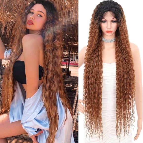 Ombre Beauty Lace Front Wig - Thumbnail 2