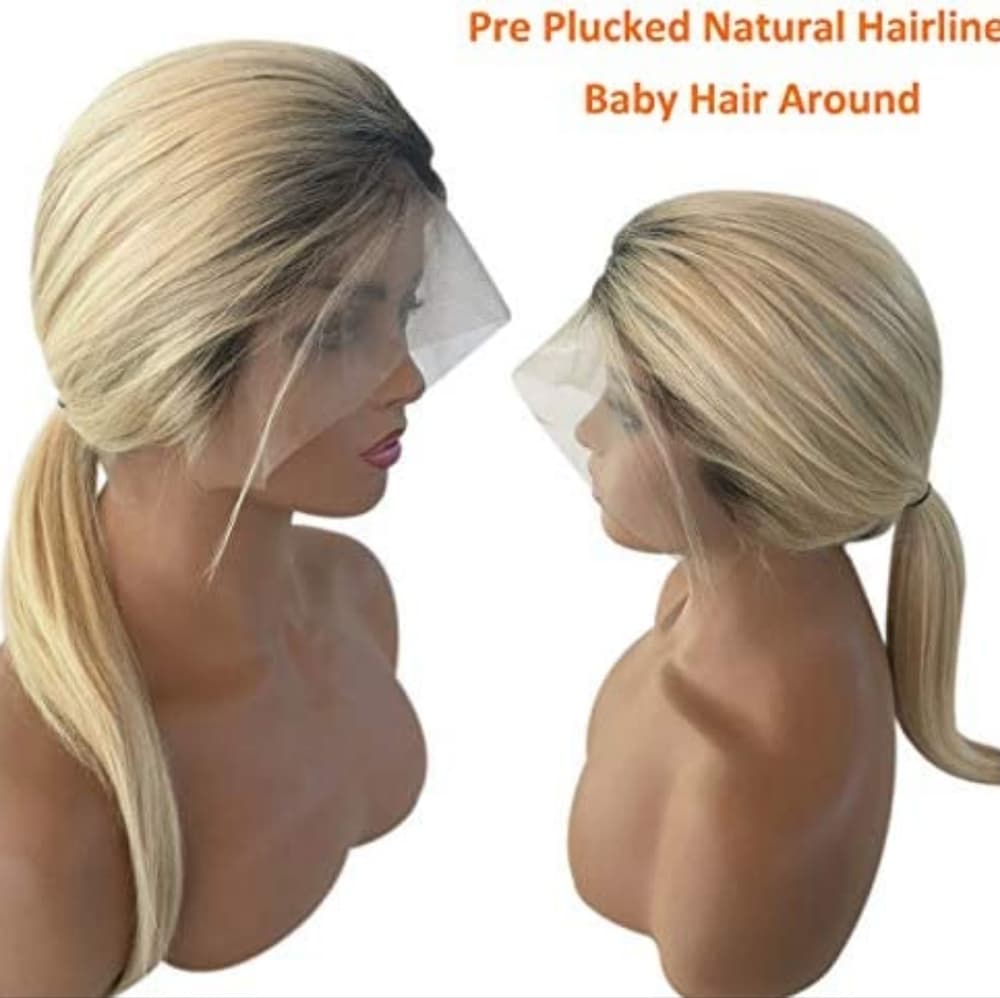 Ombre Blonde Virgin Human Hair Lace Wig!! - Thumbnail 3