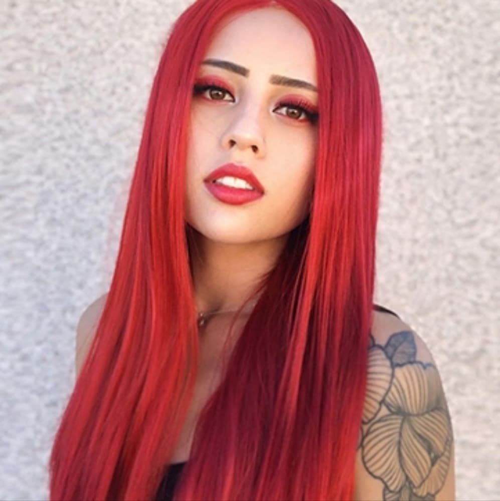 Red Beauty Lace Front Wig - Thumbnail 2