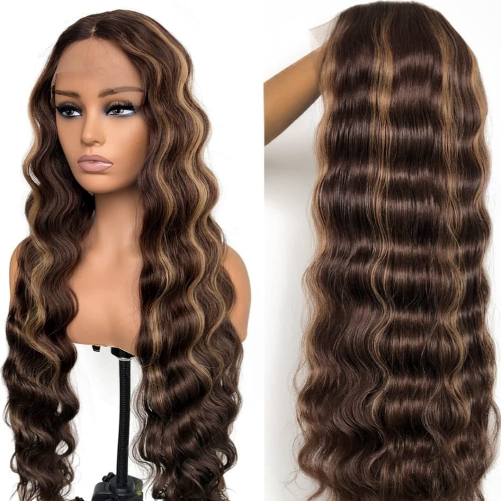 Brown Blonde Beauty Lace Front Wig - Thumbnail 2