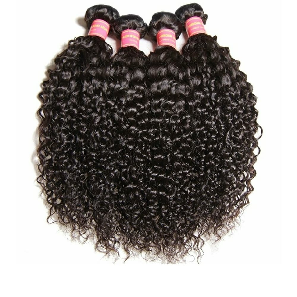 Virgin Brazilian Curly Bundles( 14 16 18 inch) - Thumbnail 4