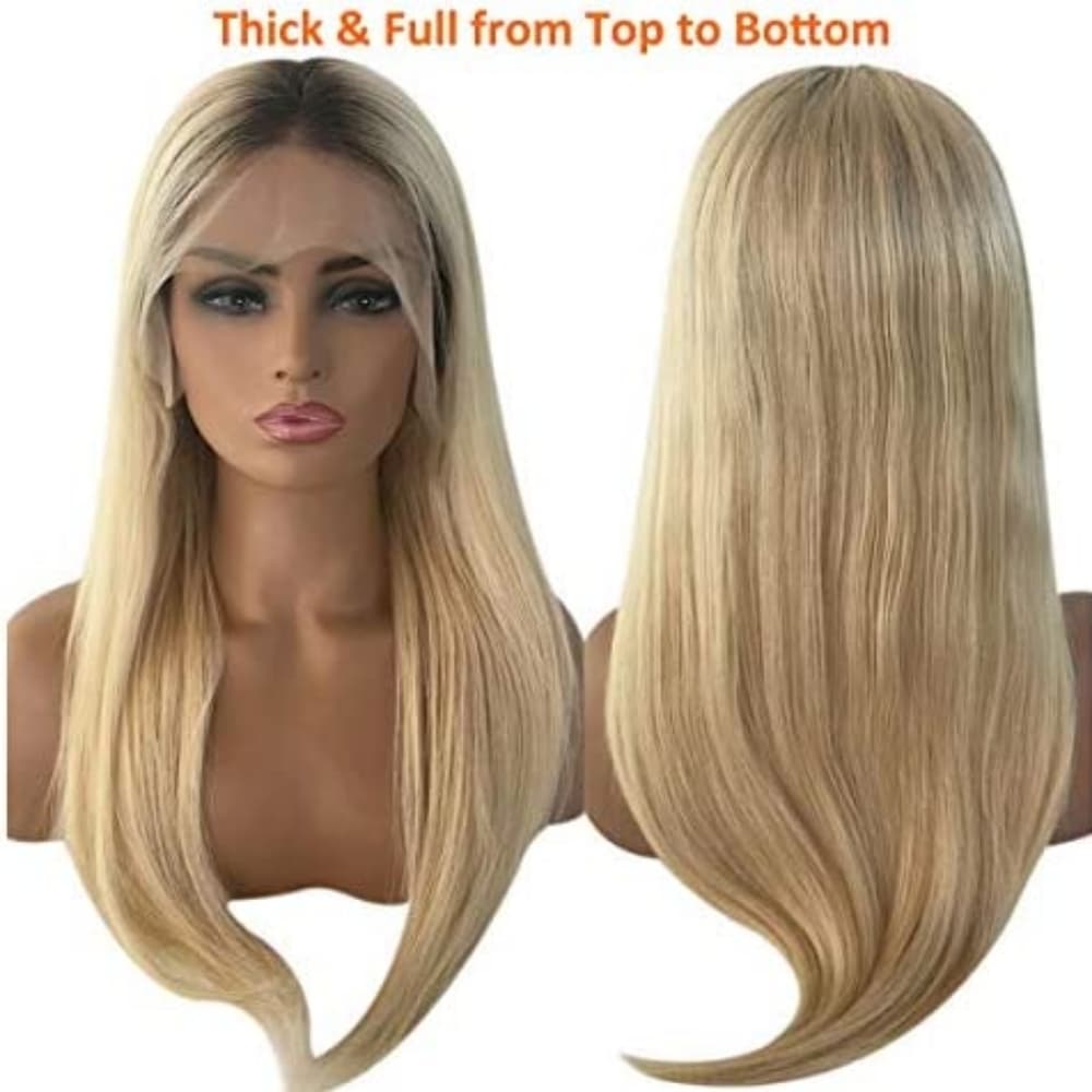 Ombre Blonde Virgin Human Hair Lace Wig!! - Thumbnail 4