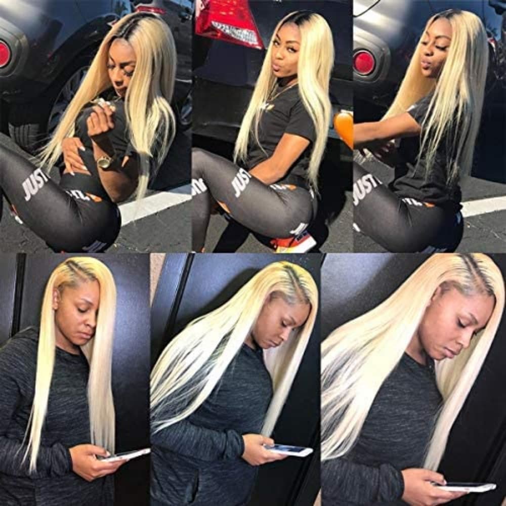 Ombre Blonde Virgin Human Hair Lace Wig!! - Thumbnail 2