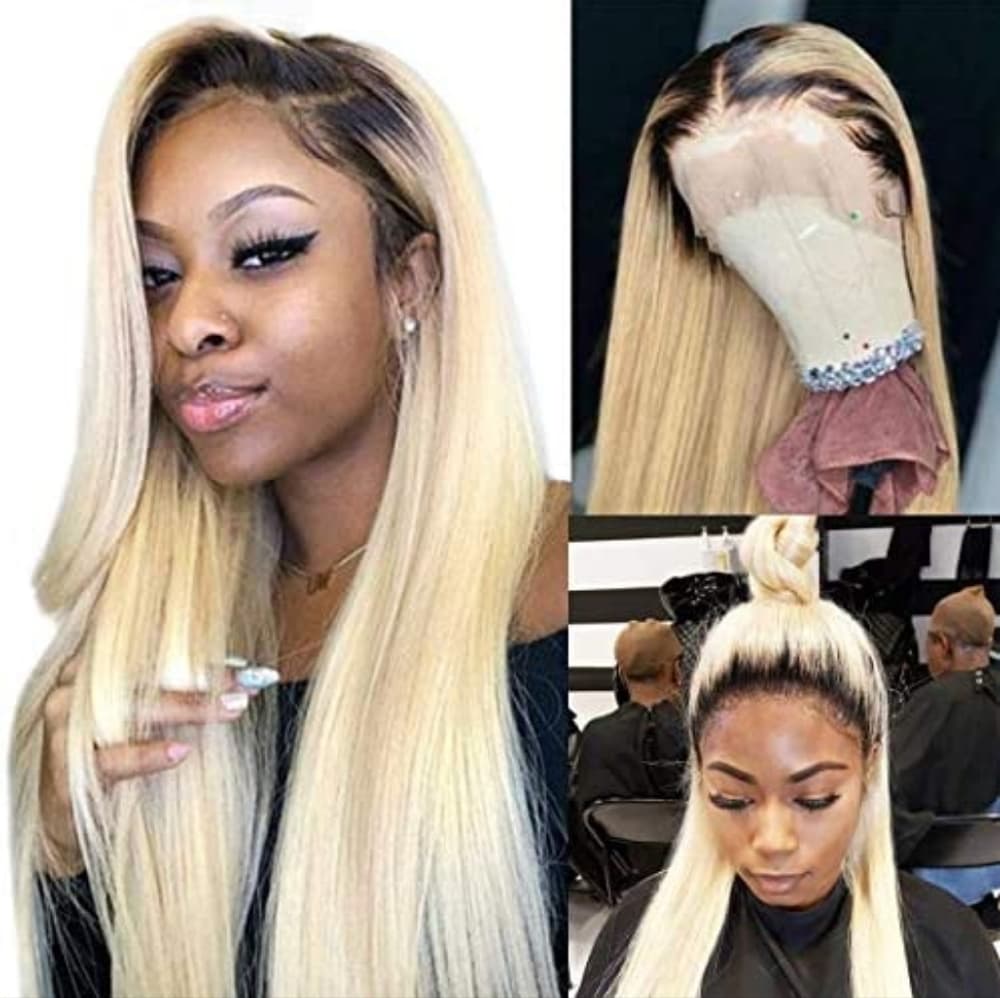 Ombre Blonde Virgin Human Hair Lace Wig!!