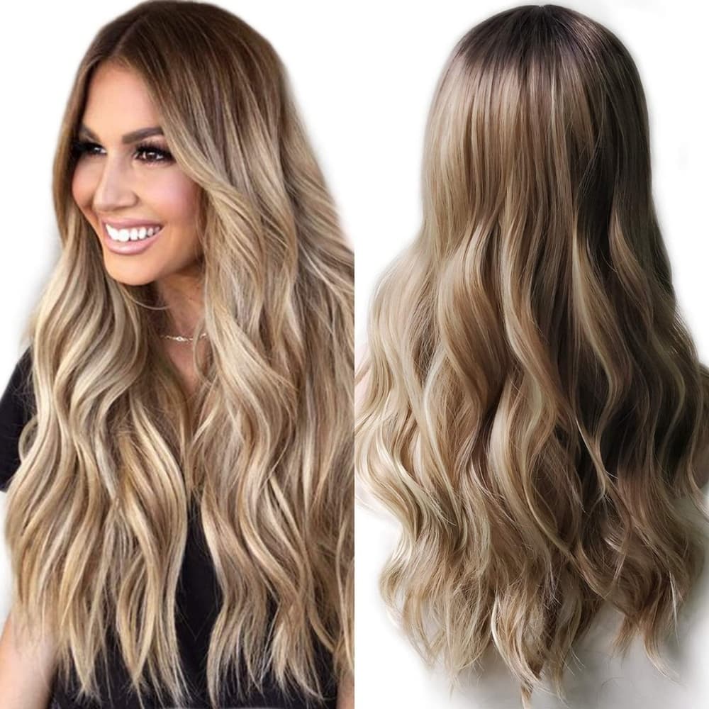 Ombre Blonde Wig - Thumbnail 4