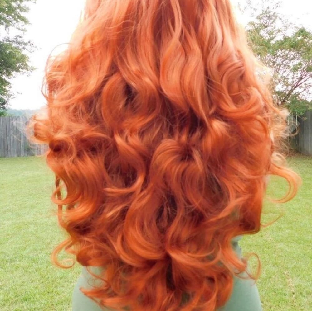 Auburn Wavy Beauty Lace Front Wig - Thumbnail 4