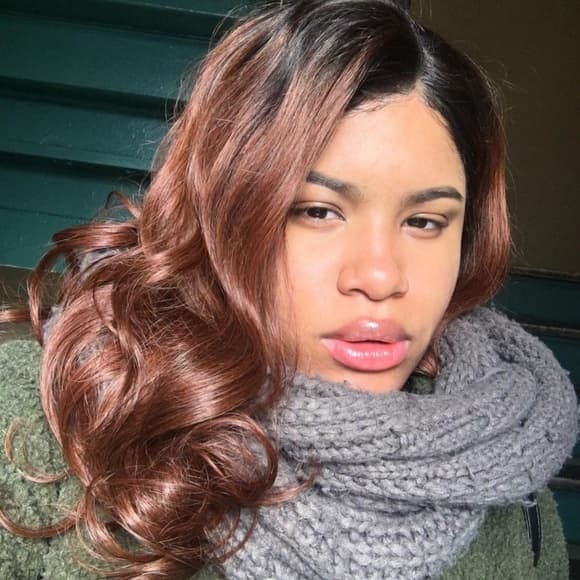 Preplucked Beautiful Ombre Remy Lace Front Wig - Thumbnail 6