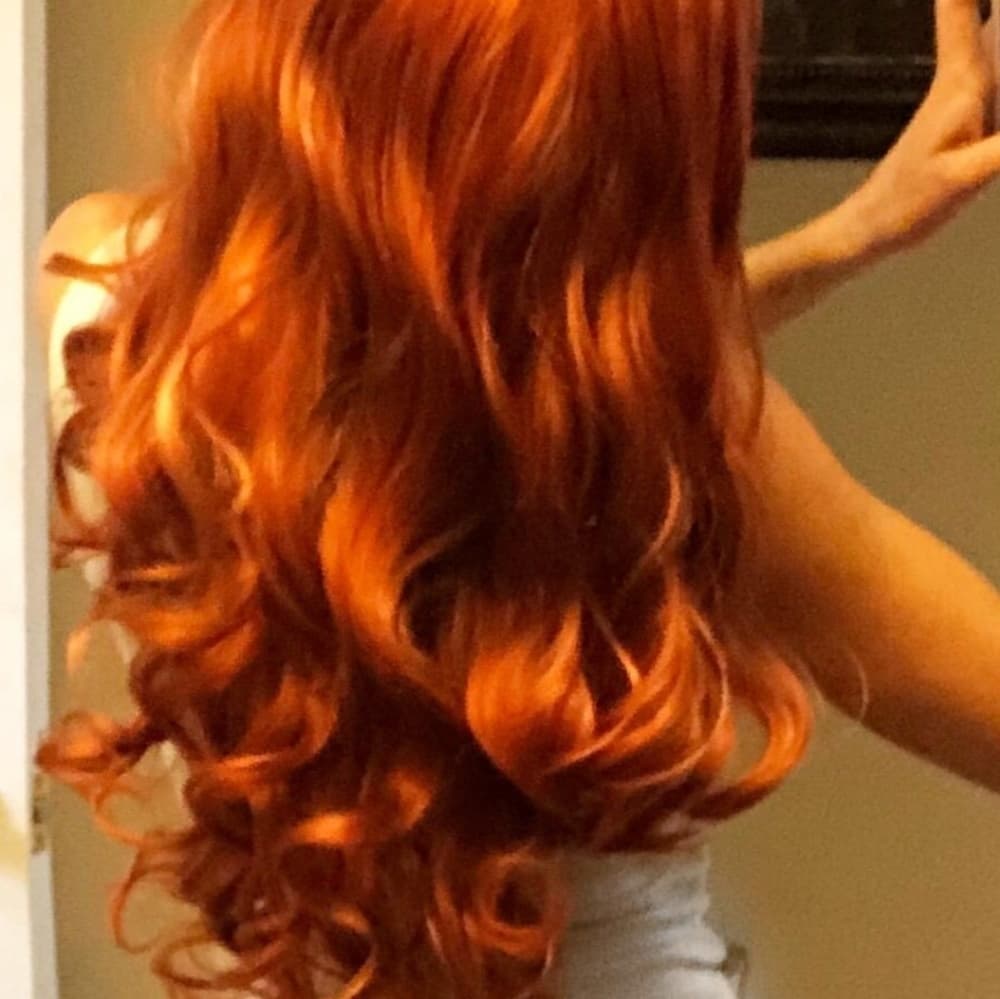 Auburn Wavy Beauty Lace Front Wig - Thumbnail 3