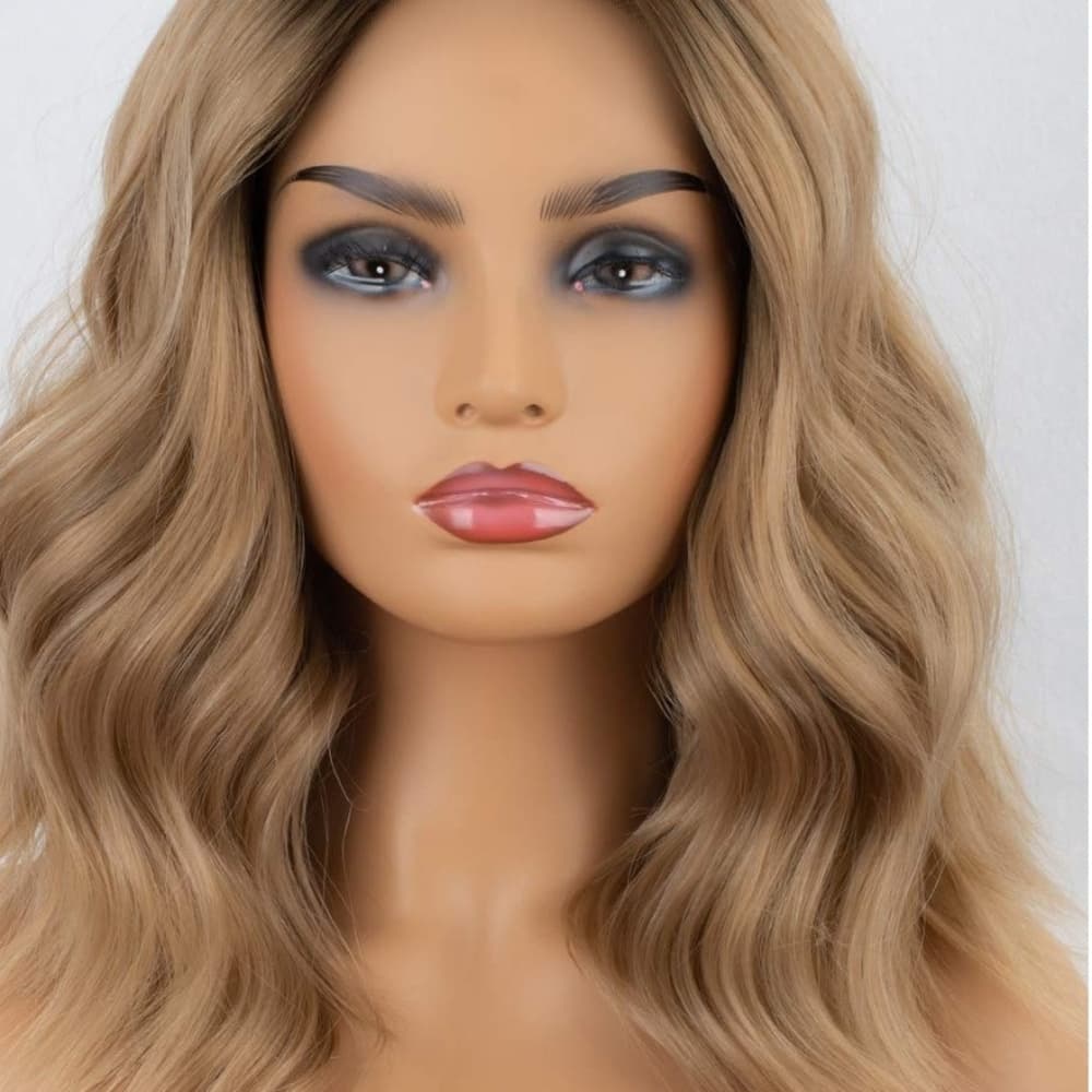 Ombre Ash Blonde with Dark Roots - Thumbnail 5