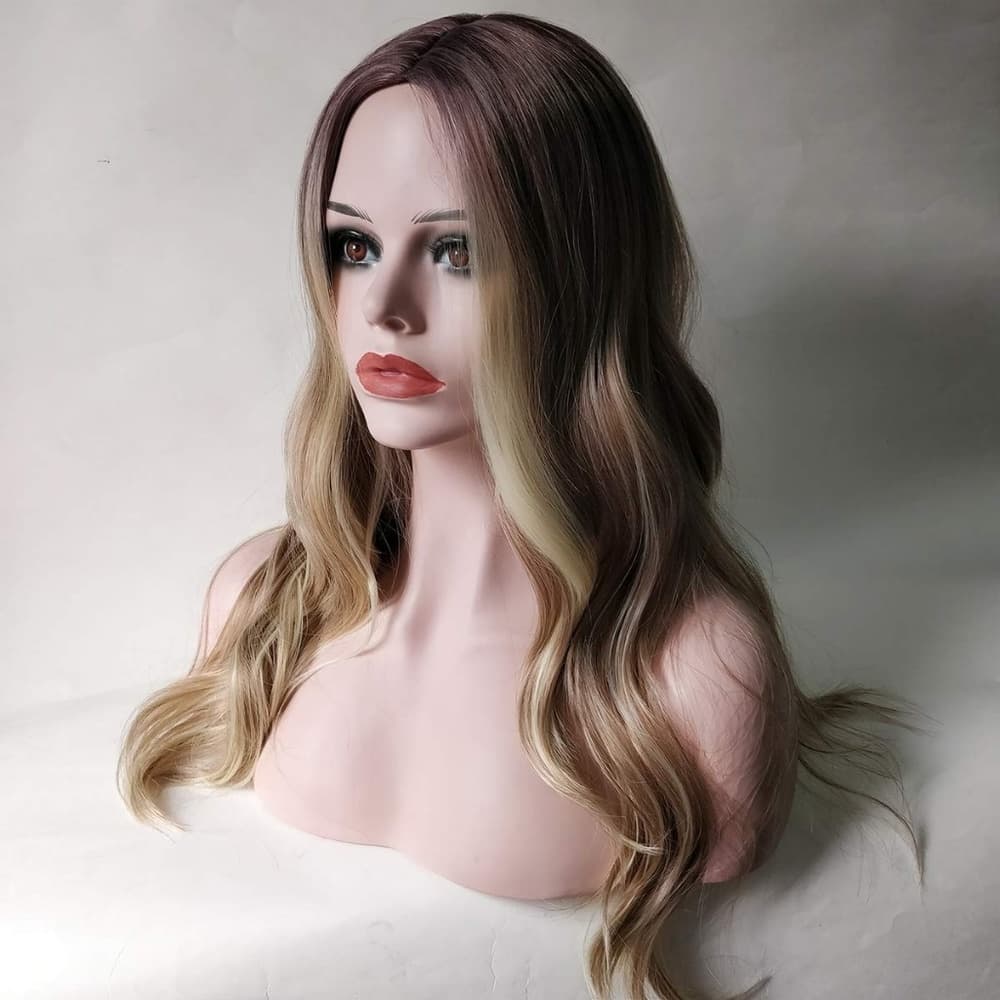 Ombre Blonde Wig - Thumbnail 2